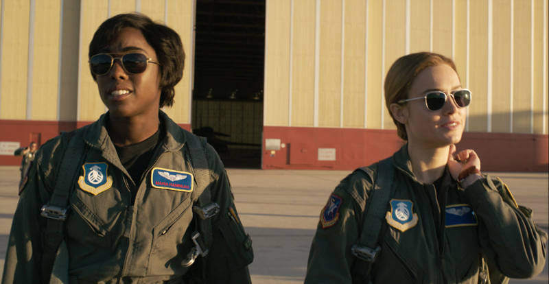 Maria Rambeau (Lashana Lynch) and Carol Danvers during a simpler time.